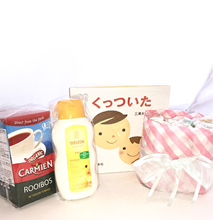 親子お揃いシュシュ専門店ジュメルオムツ入りシュシュバスケット(L)3